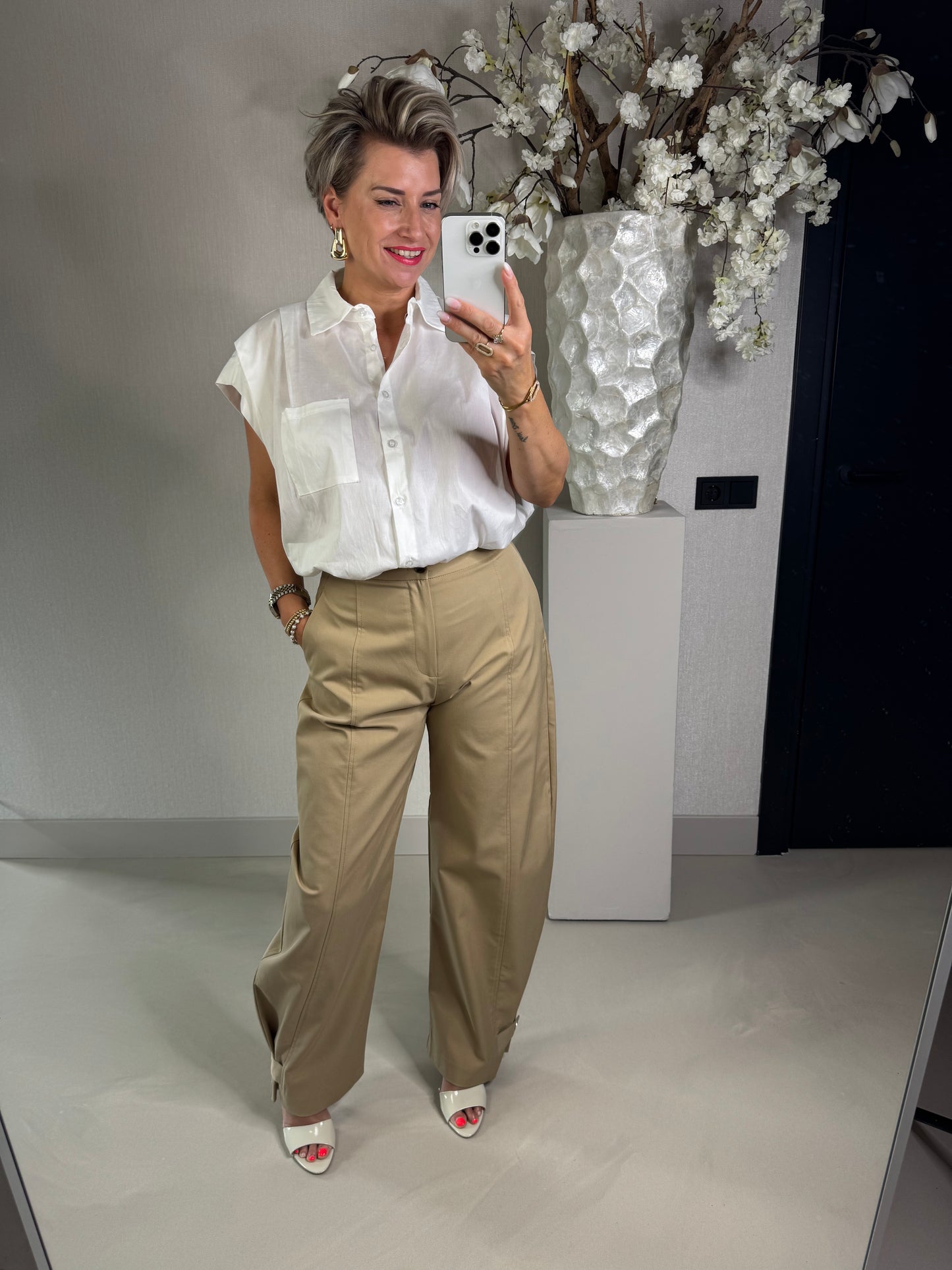 Blouse classic white