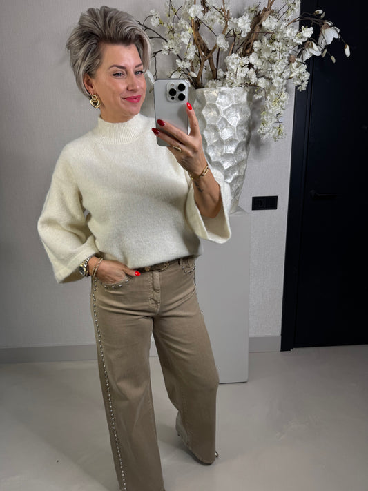 Trui Veerle off white