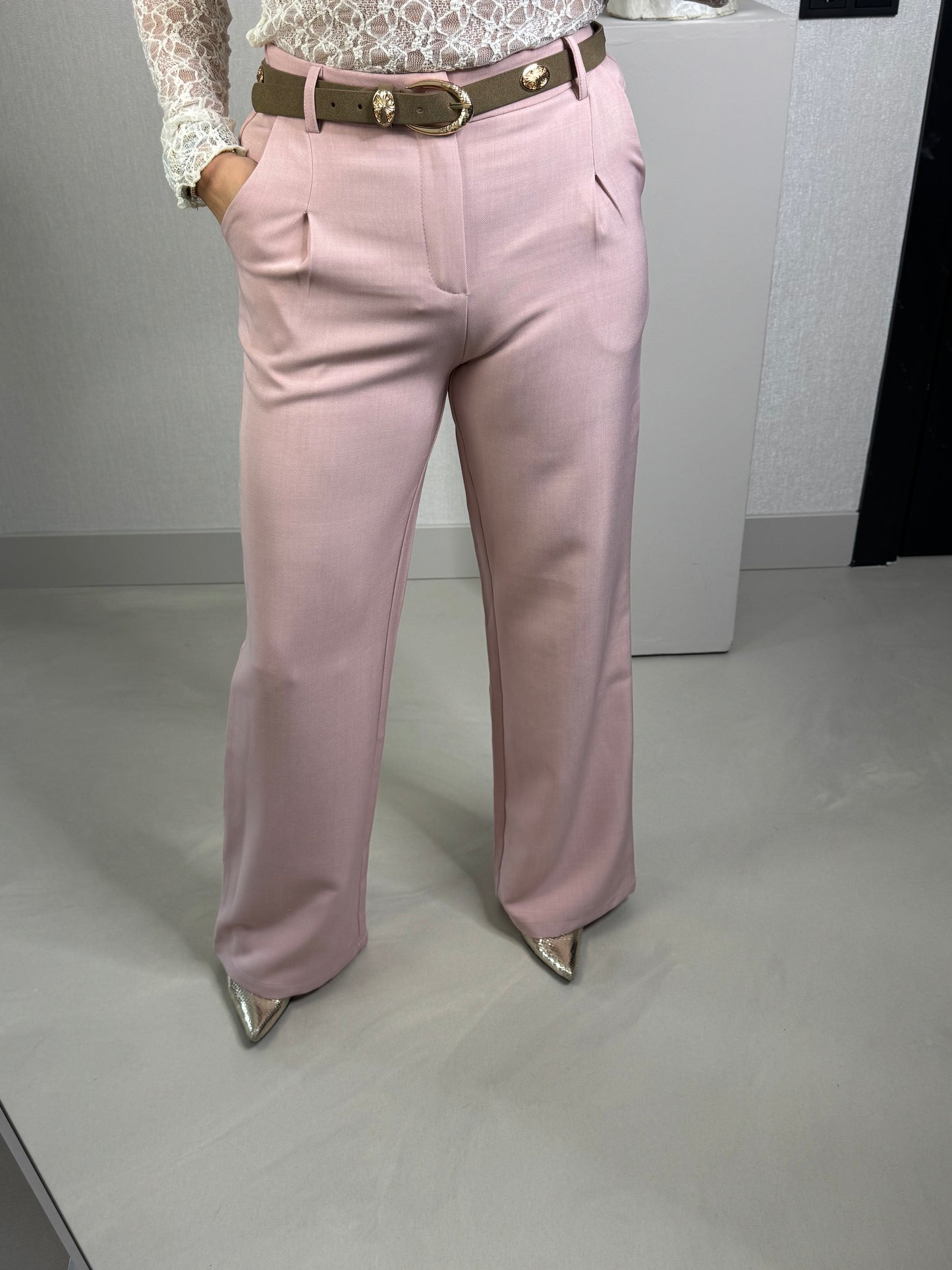 Pantalon Milou roze