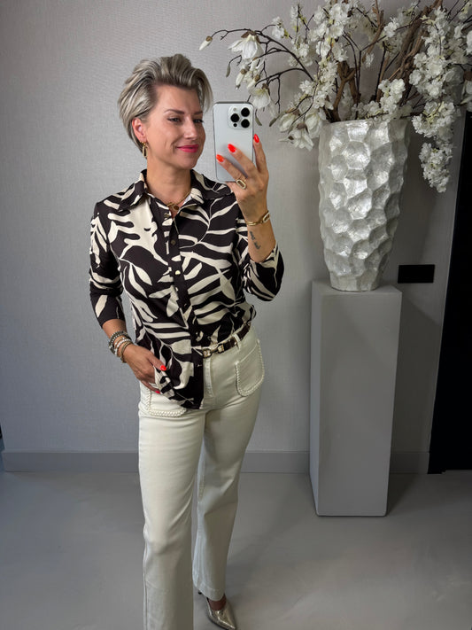 Travel blouse print