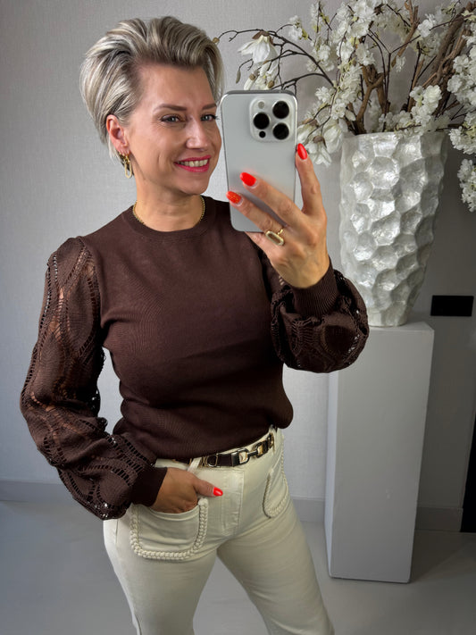 Trui Claire bruin