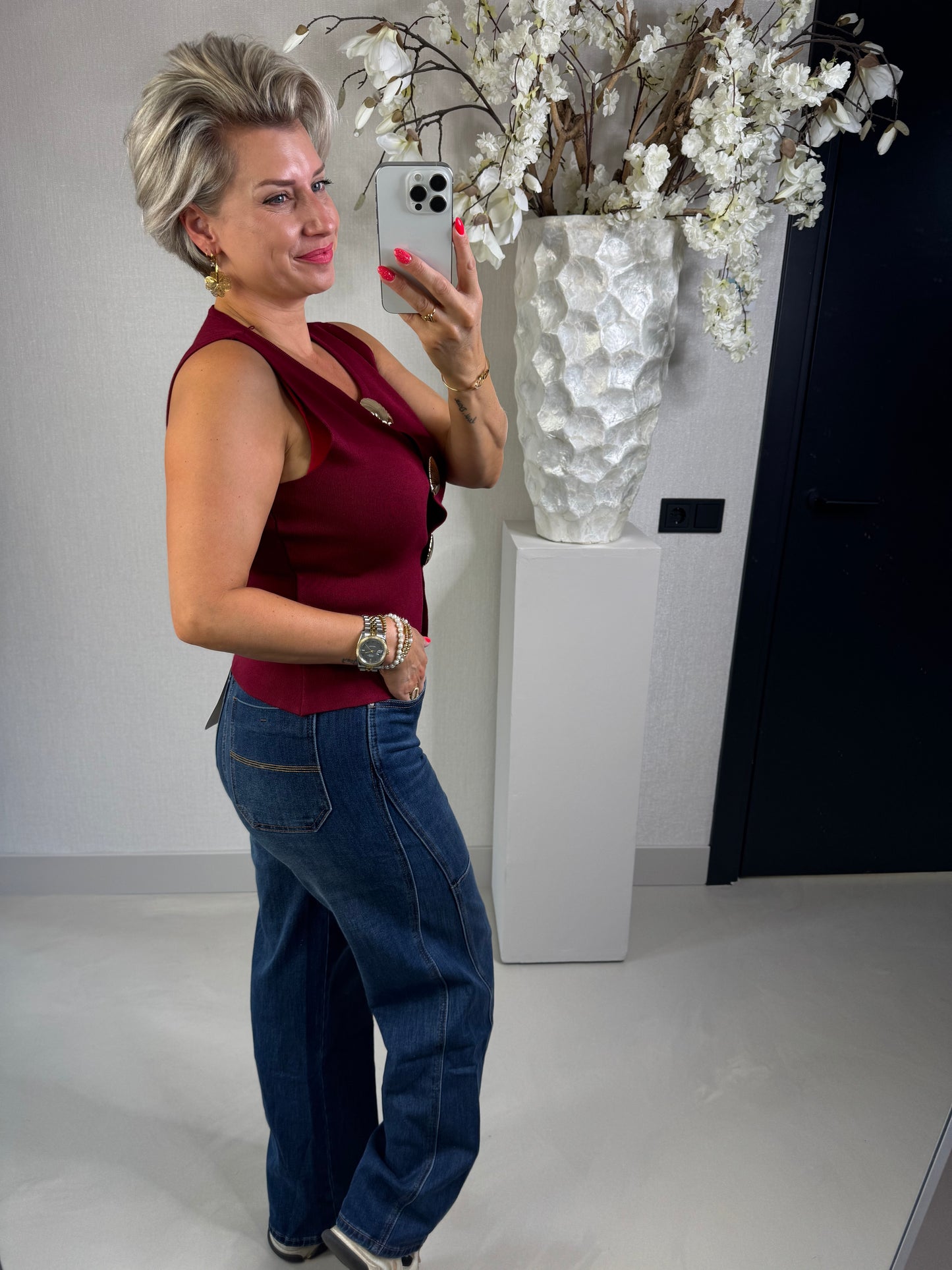 Jeans wide leg Jolien