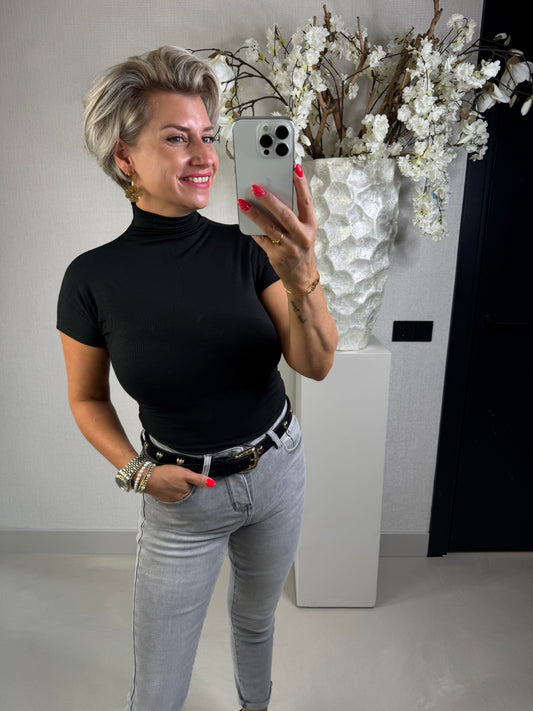 Top Shayna zwart