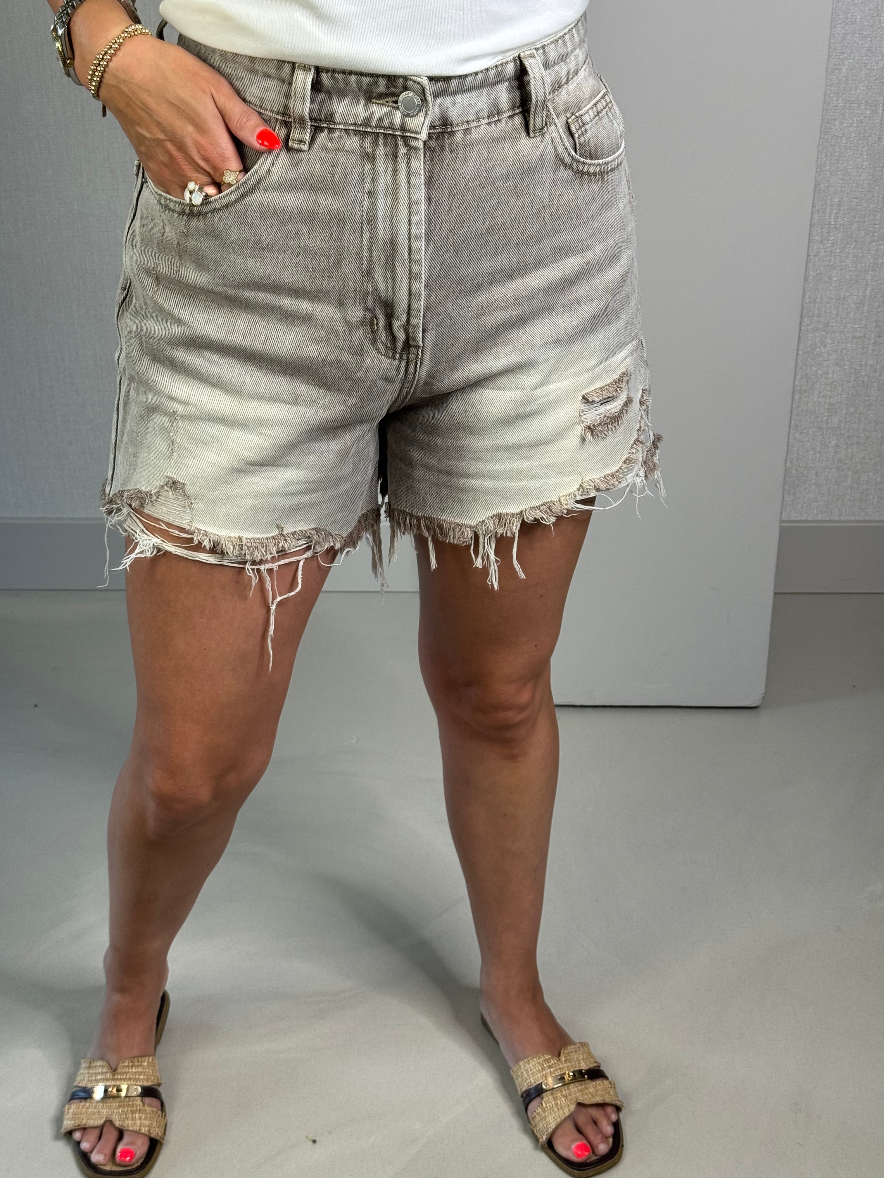 Jeans short destroyed