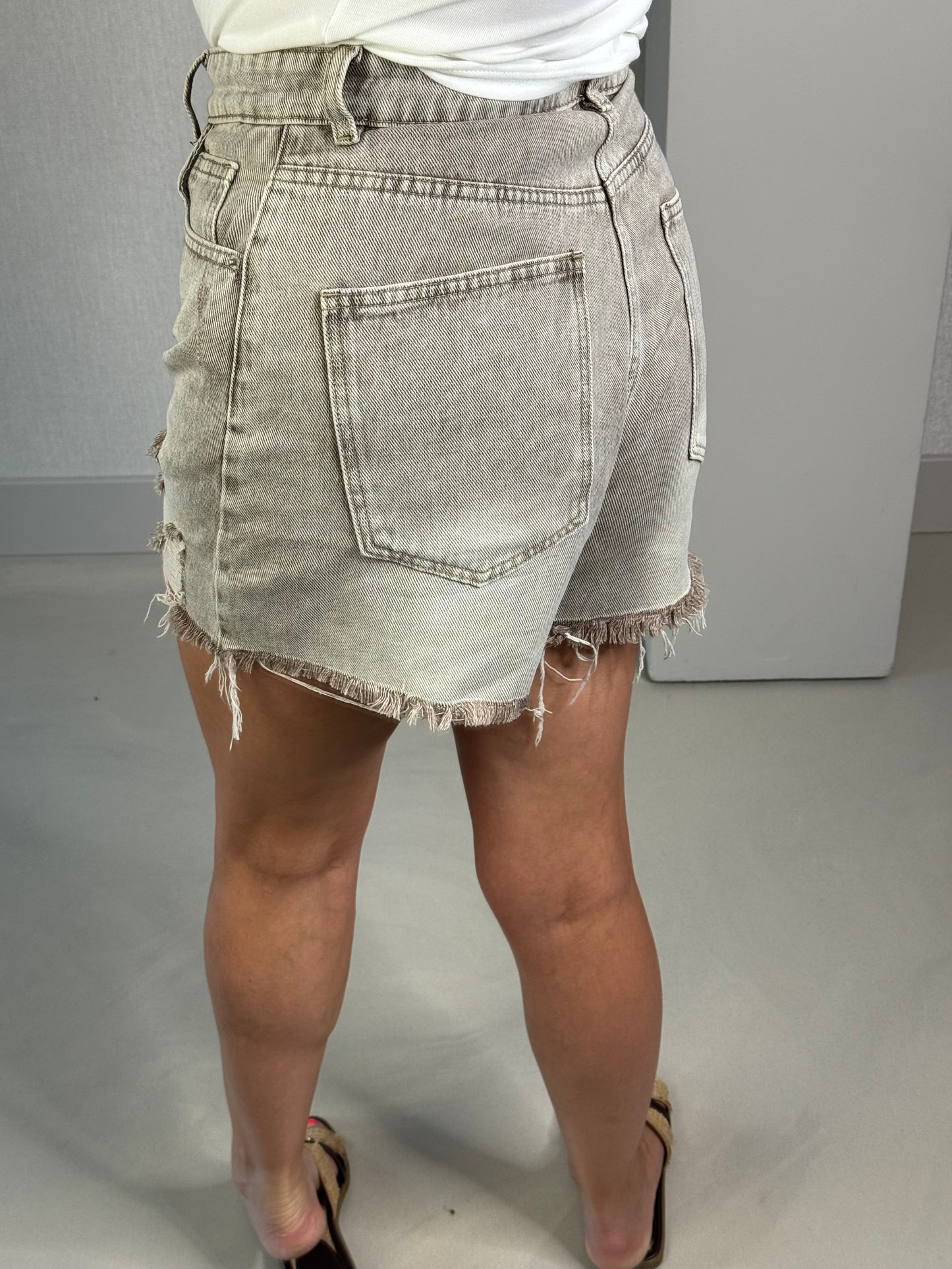 Jeans short destroyed