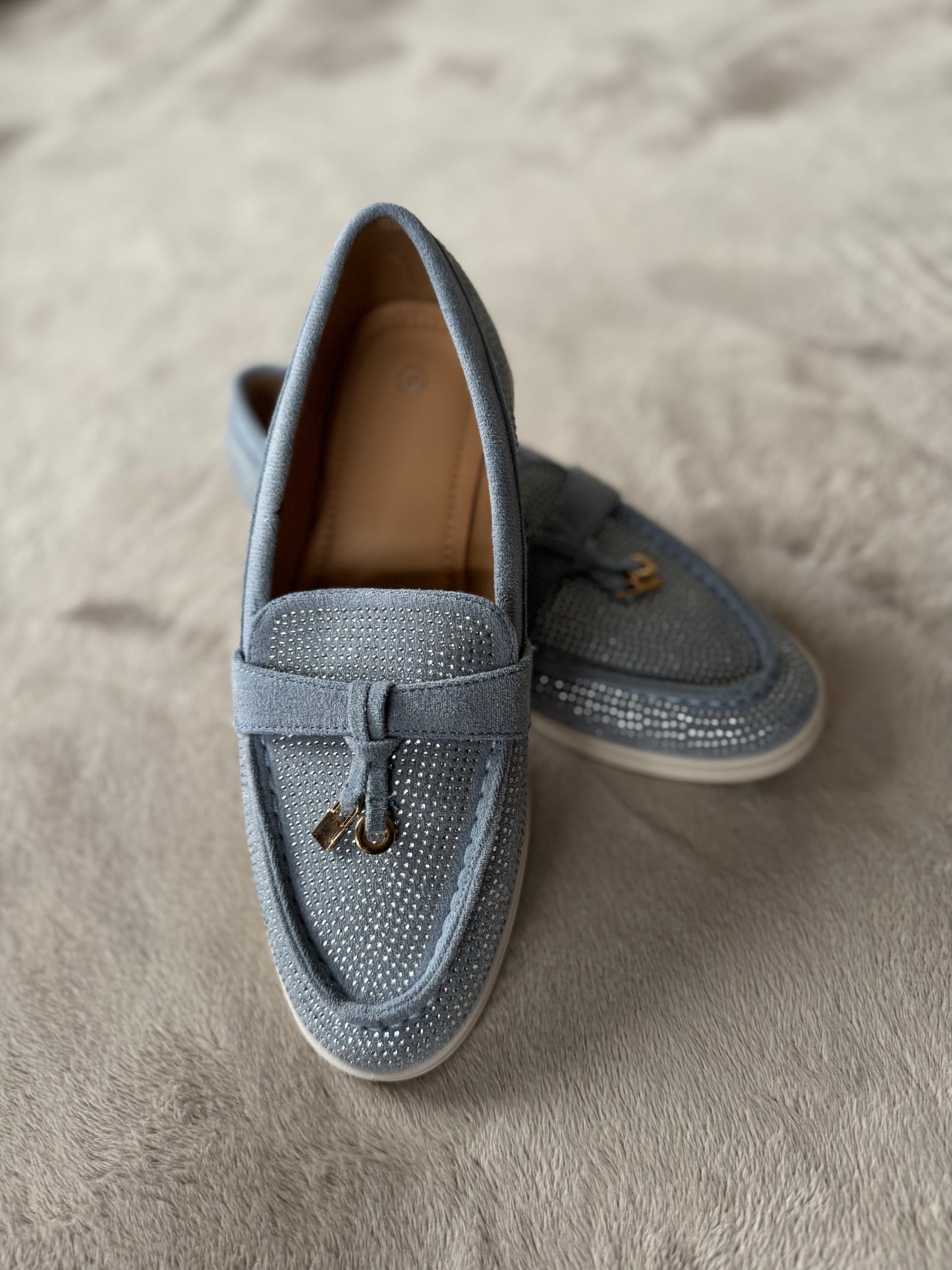 Loafers jeans blauw