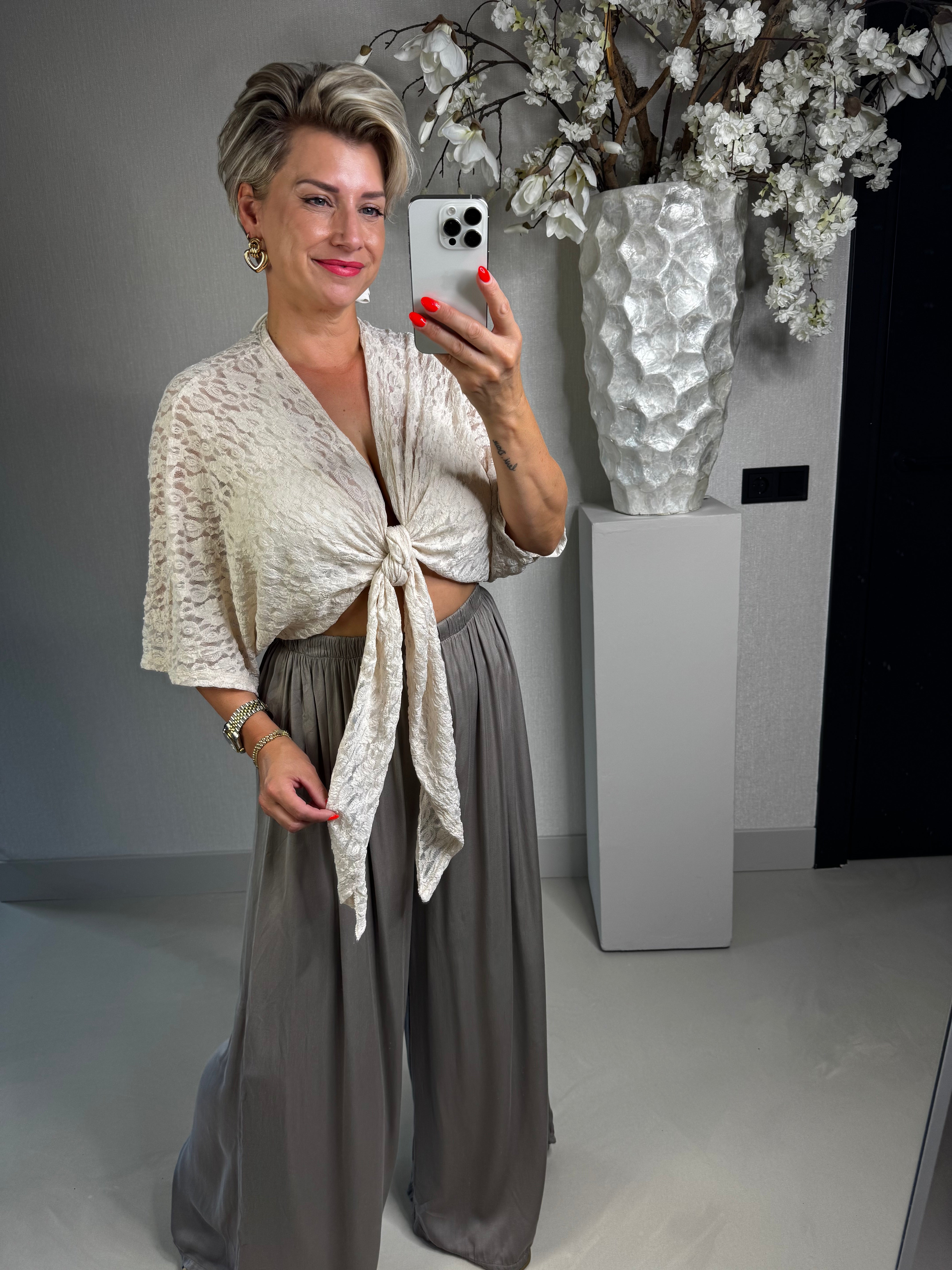 Vest boho strik
