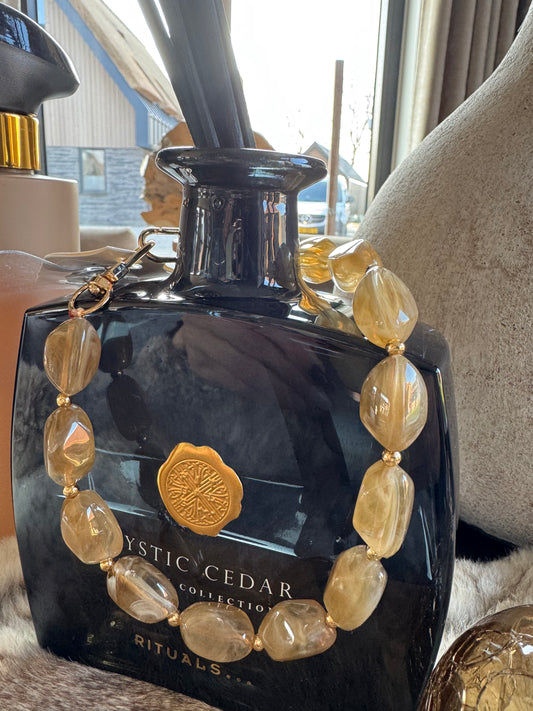 Telefoon koord beige