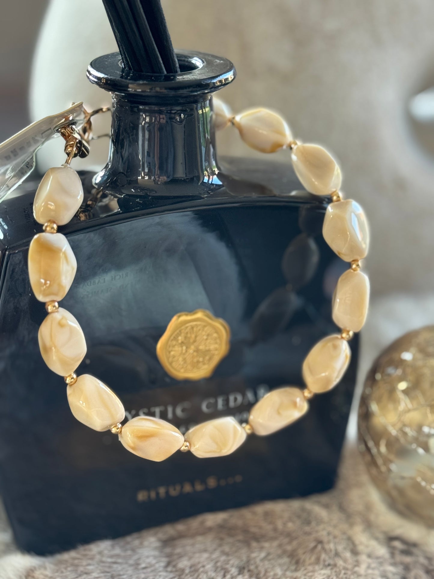 Telefoon koord off white