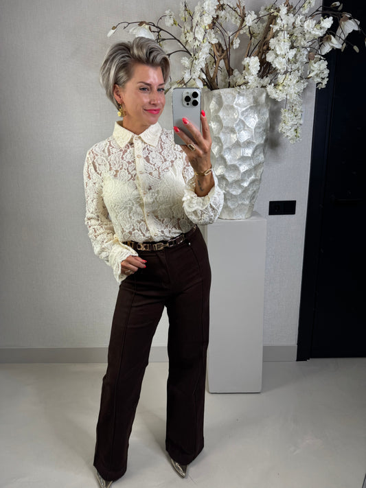 Blouse brocante parel