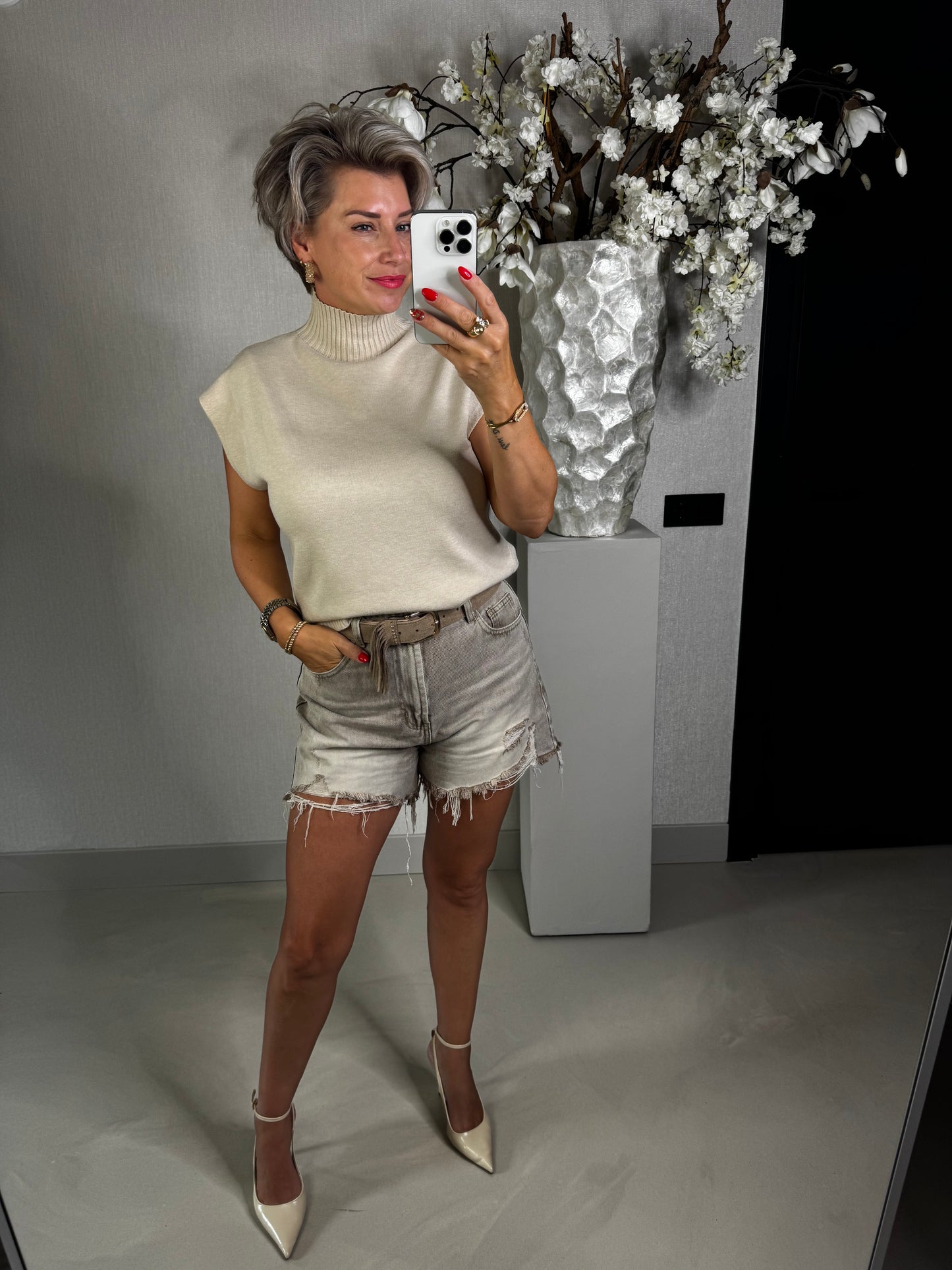 Top col beige
