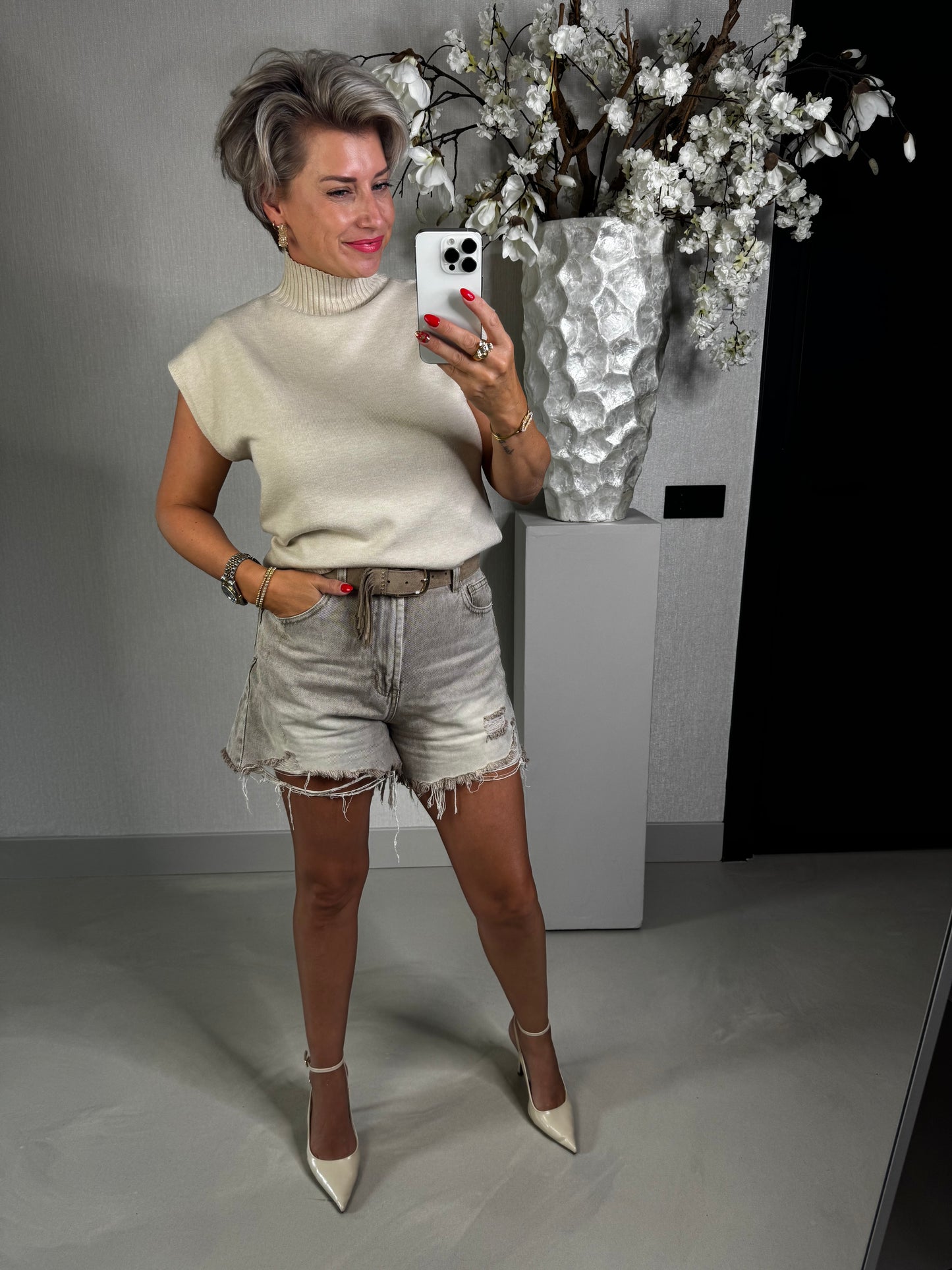 Top col beige