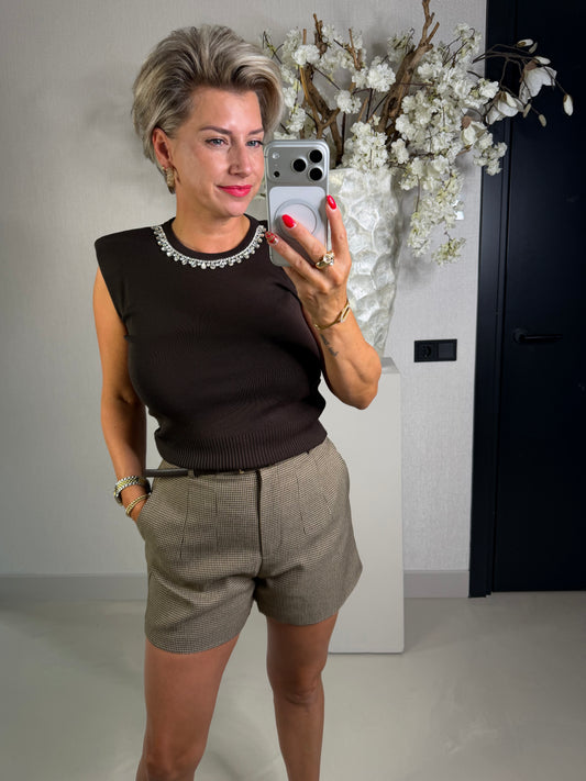 Top bruin strass