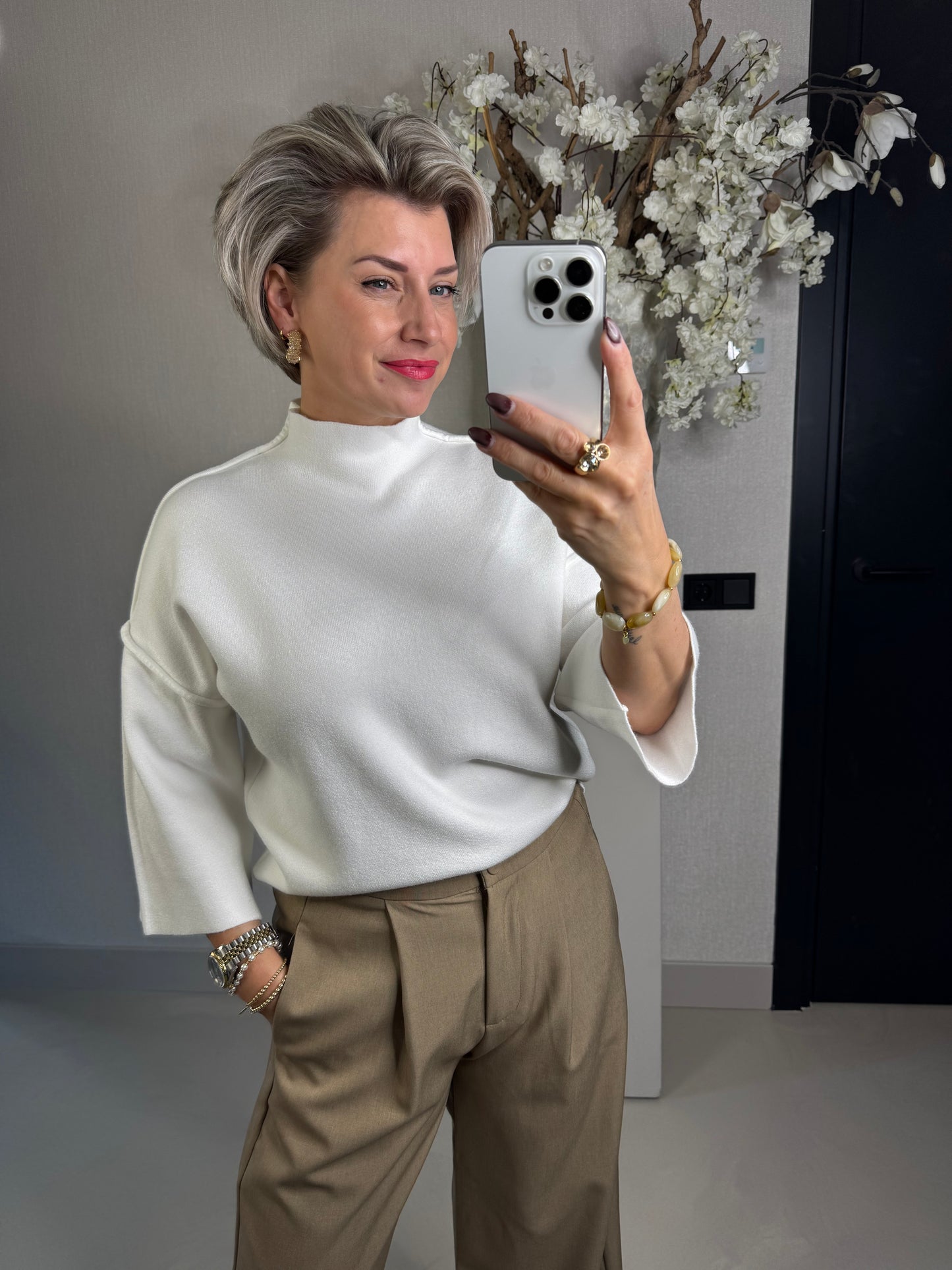 Trui Nienke off white