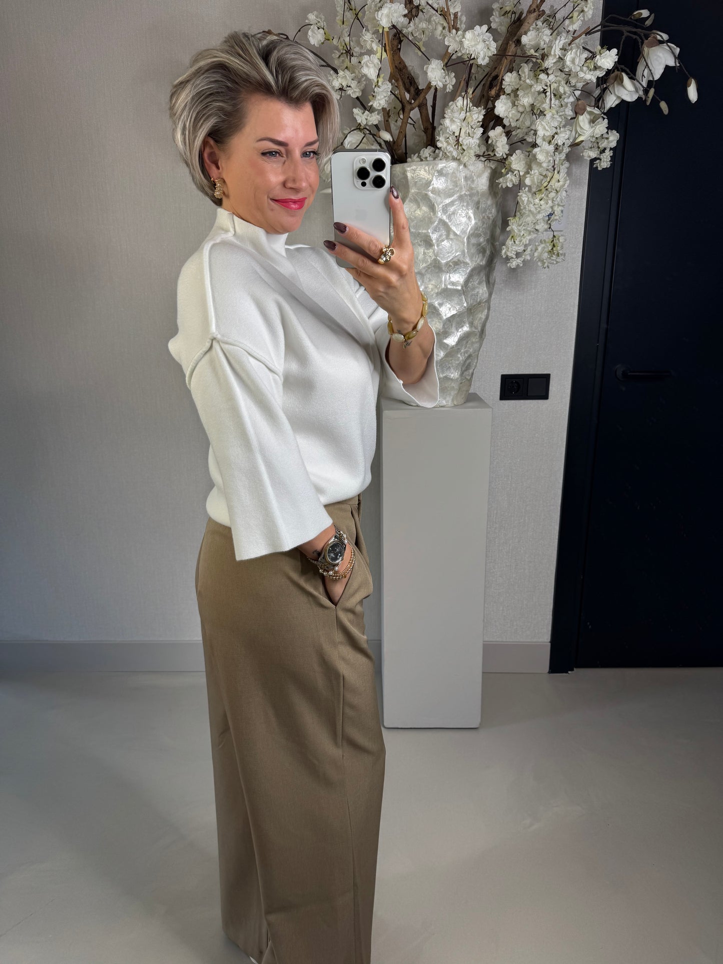 Trui Nienke off white