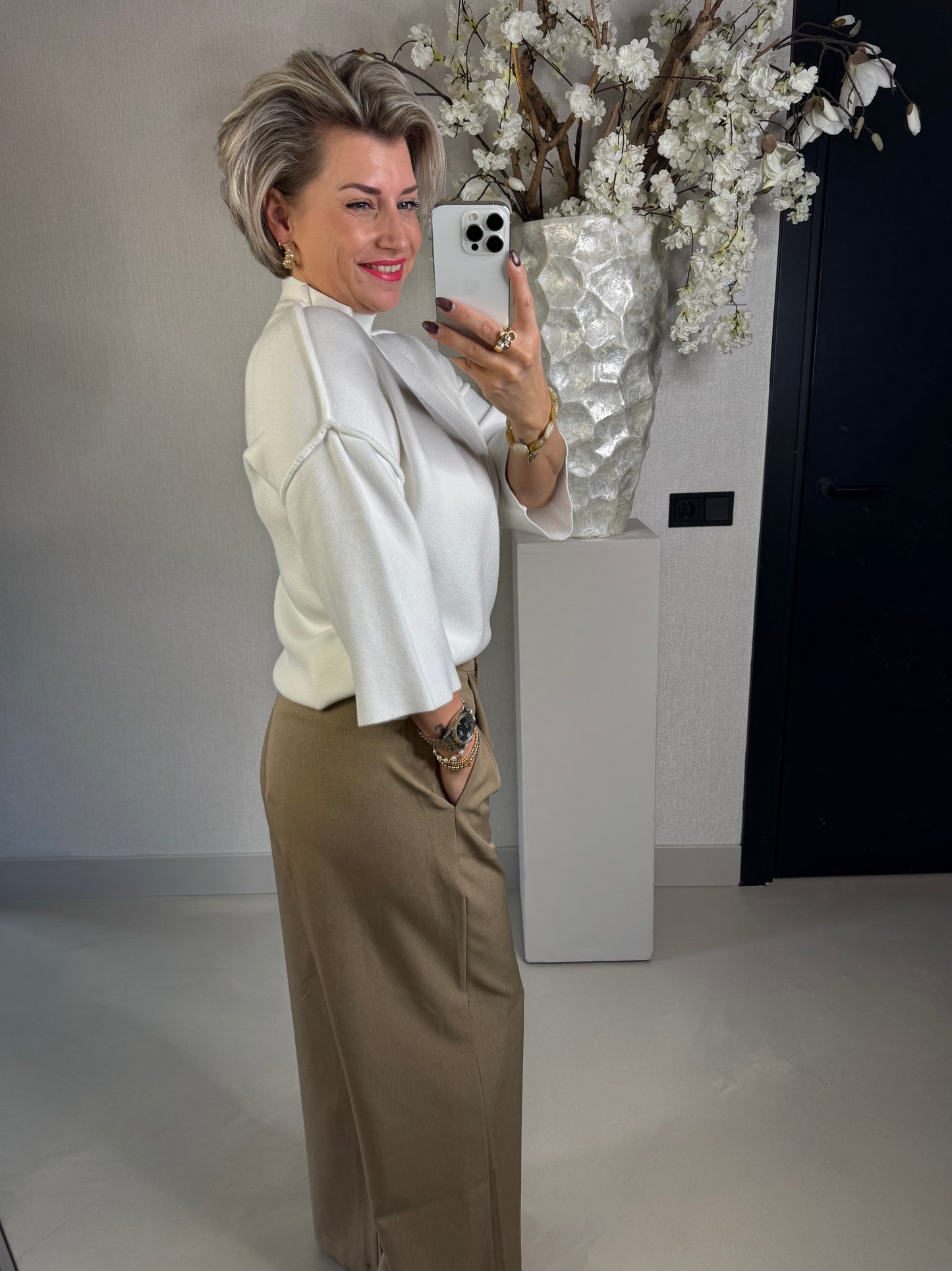 Trui Nienke off white