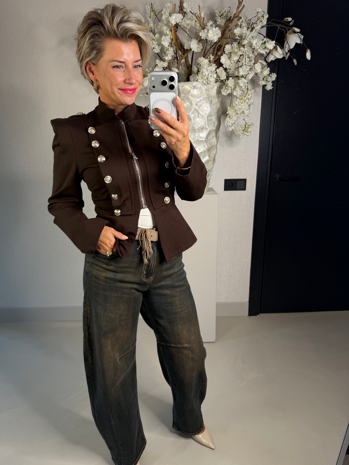 Blazer Militaire bruin