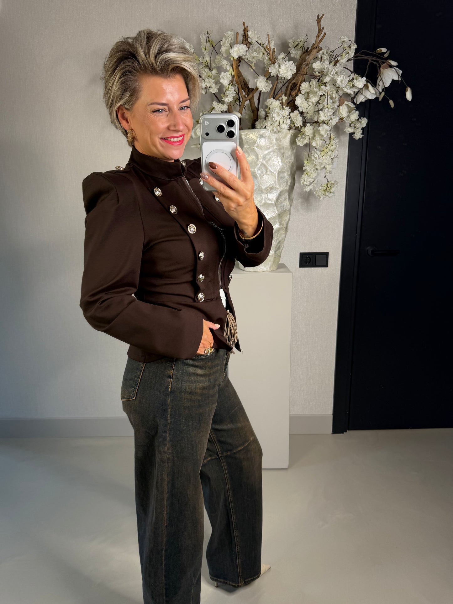 Blazer Militaire bruin