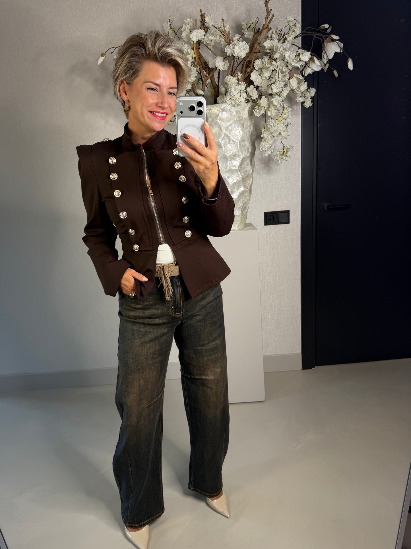 Blazer Militaire bruin