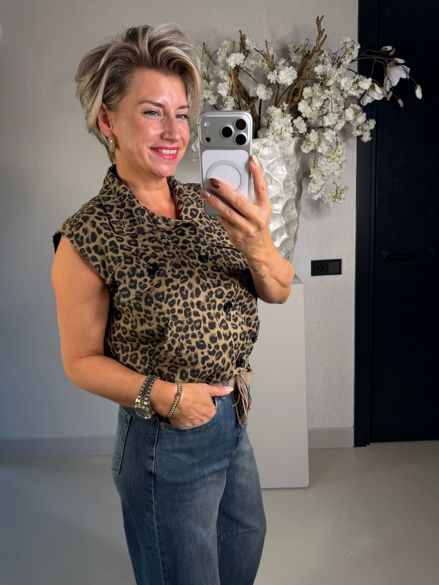 Gilet Leopard