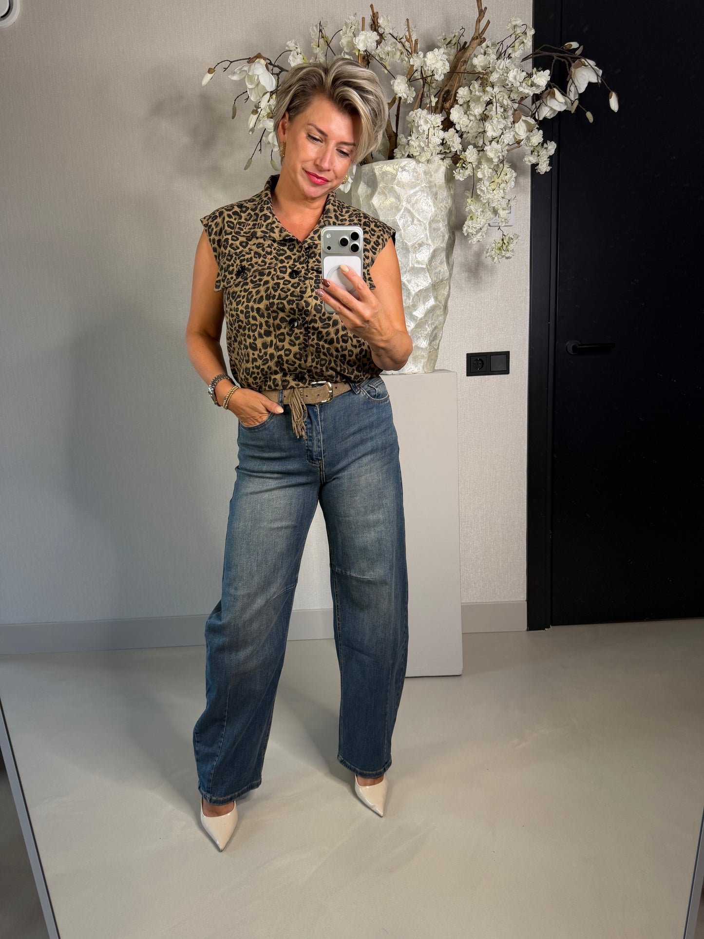 Gilet Leopard