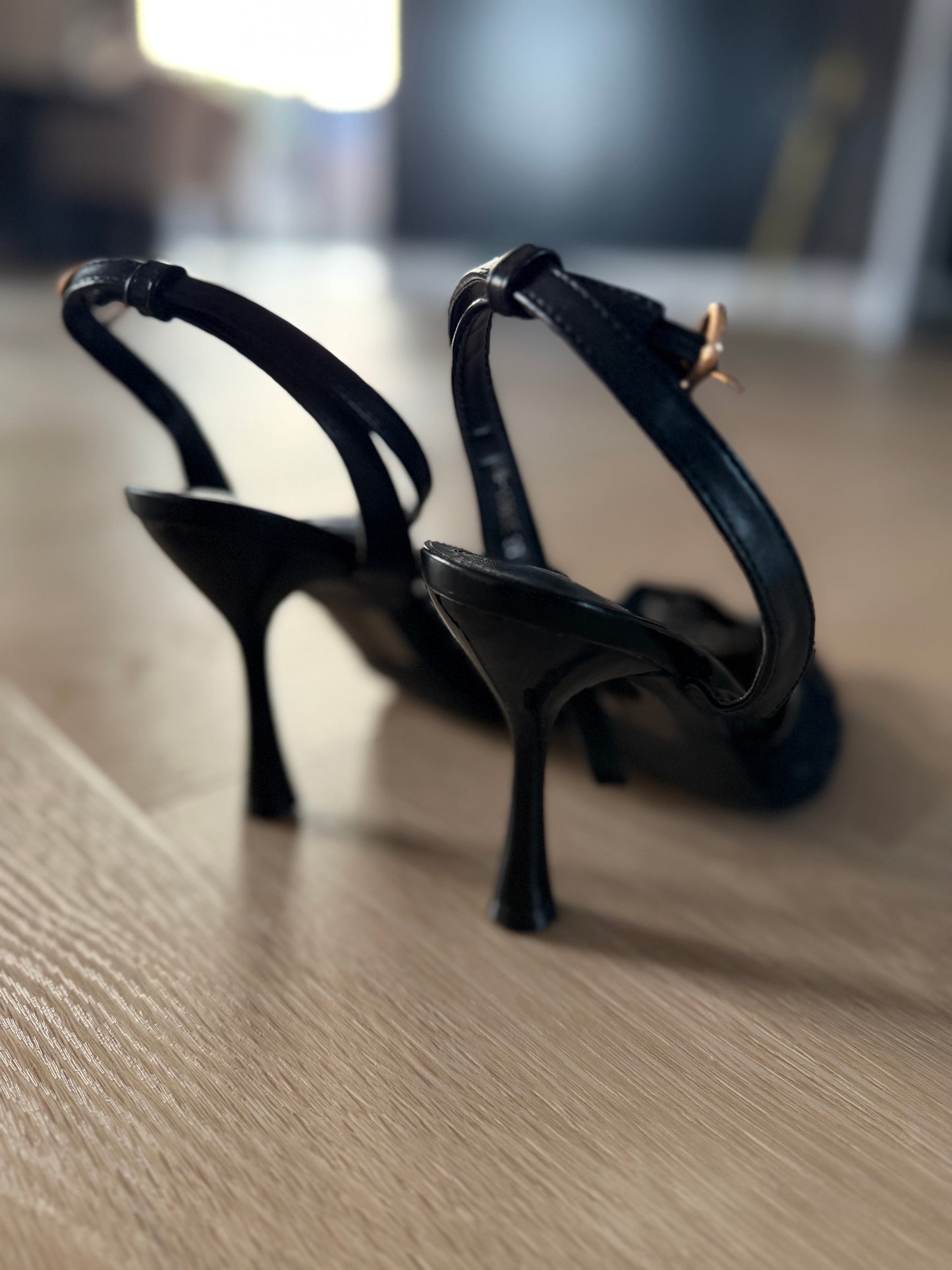 Pumps lace zwart