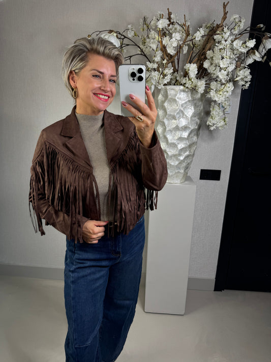 Jas suede fringe