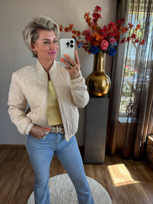Bomber strass