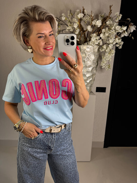 T'shirt Iconic blauw