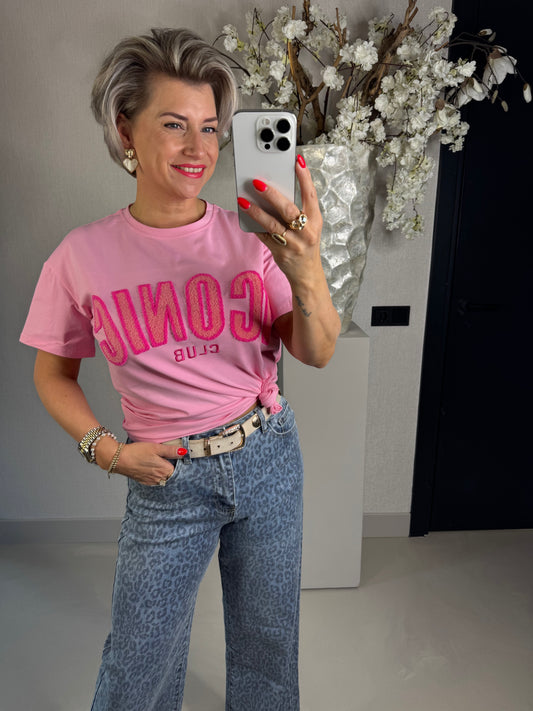 T'shirt Iconic roze