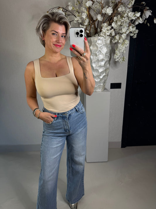 Basic top travel beige