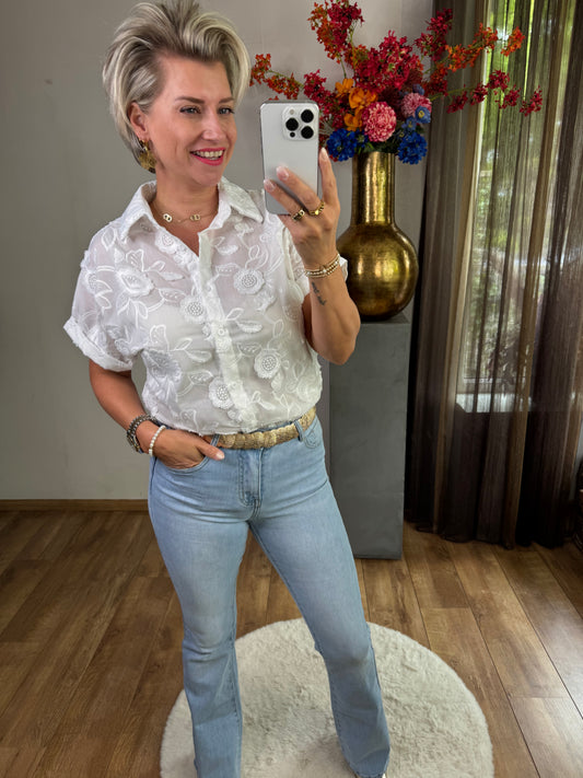 Blouse Jasmijn wit