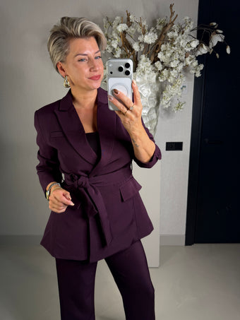 Blazer Olivia plum