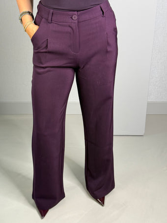 Pantalon Milou plum