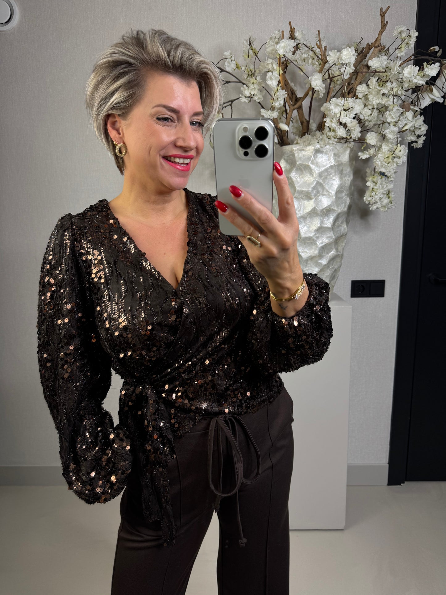 Blouse paillet Selena