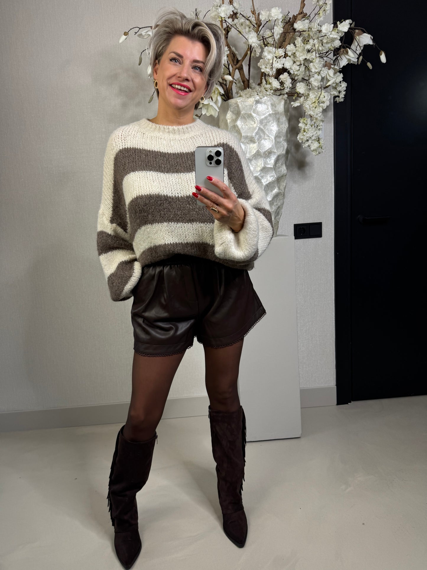 Comfy sweather streep