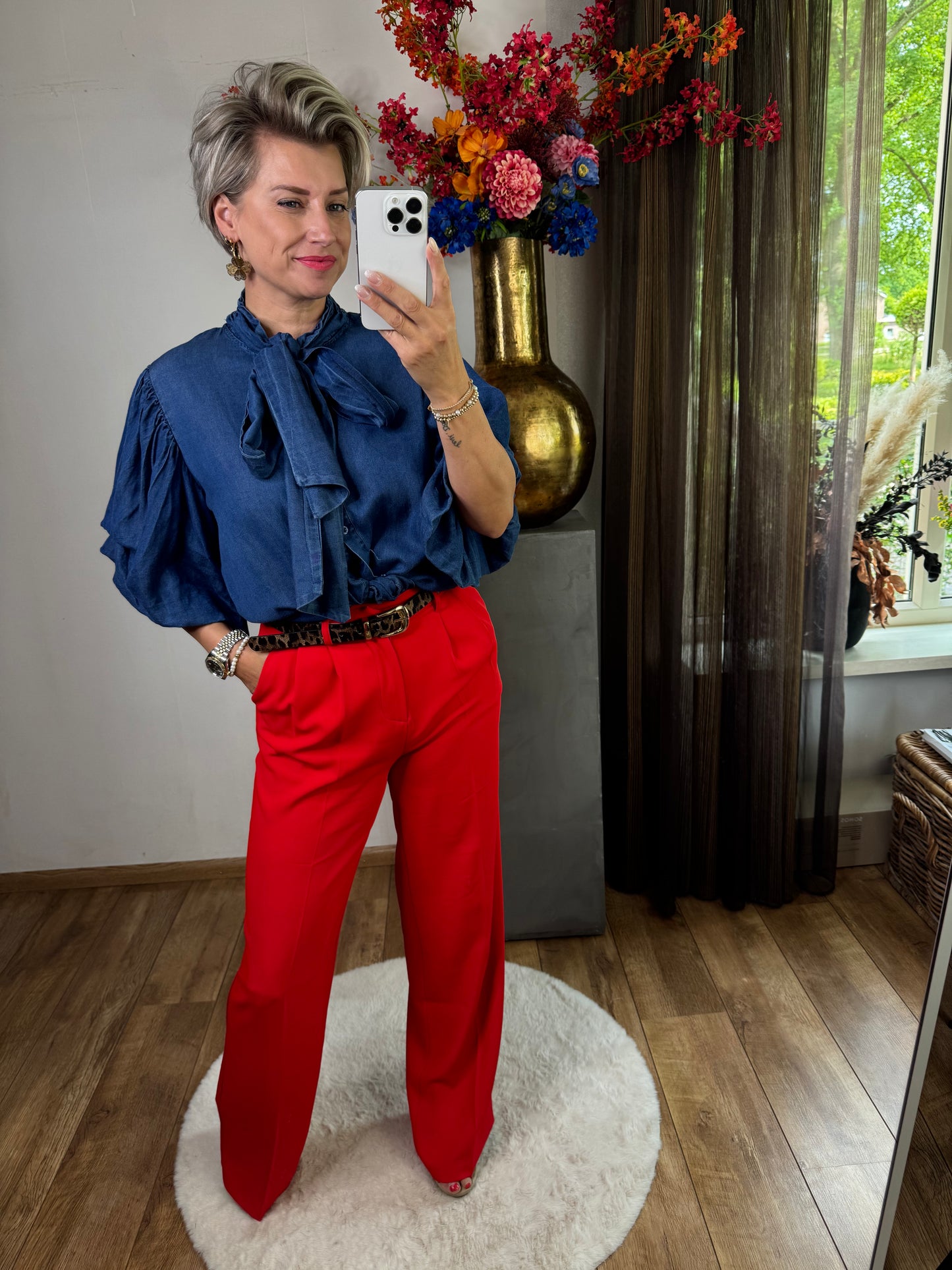 Pantalon rood