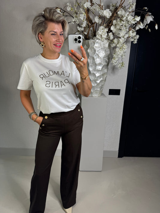 T'shirt Amour Paris wit