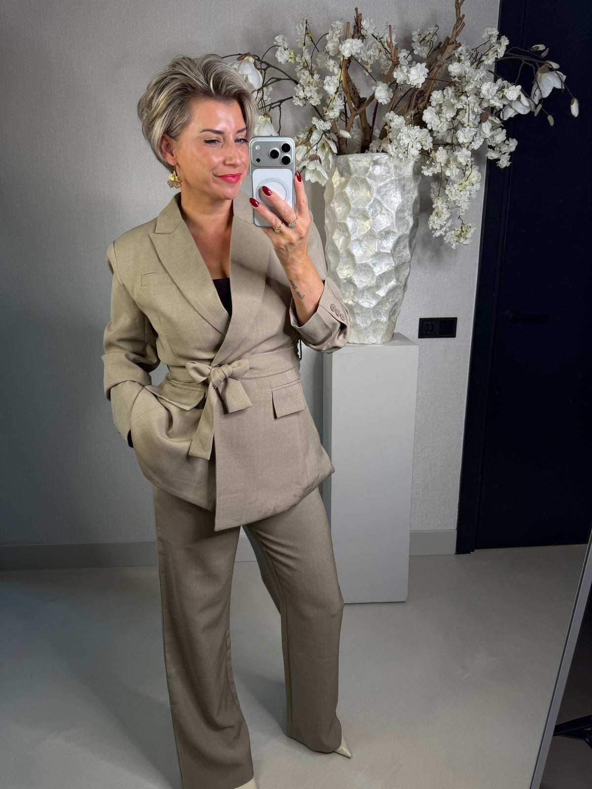 Blazer Olivia taupe