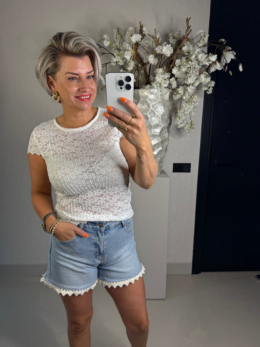 Lace top romance