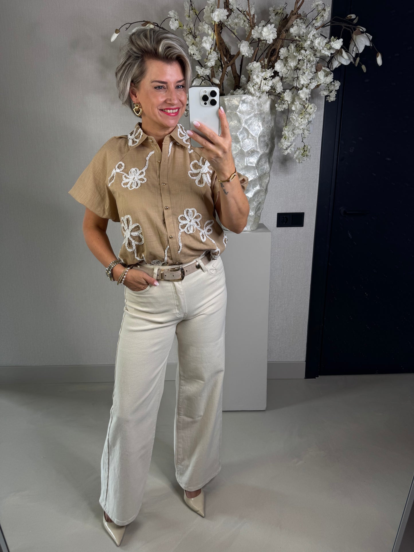 Blouse Löis bloemen