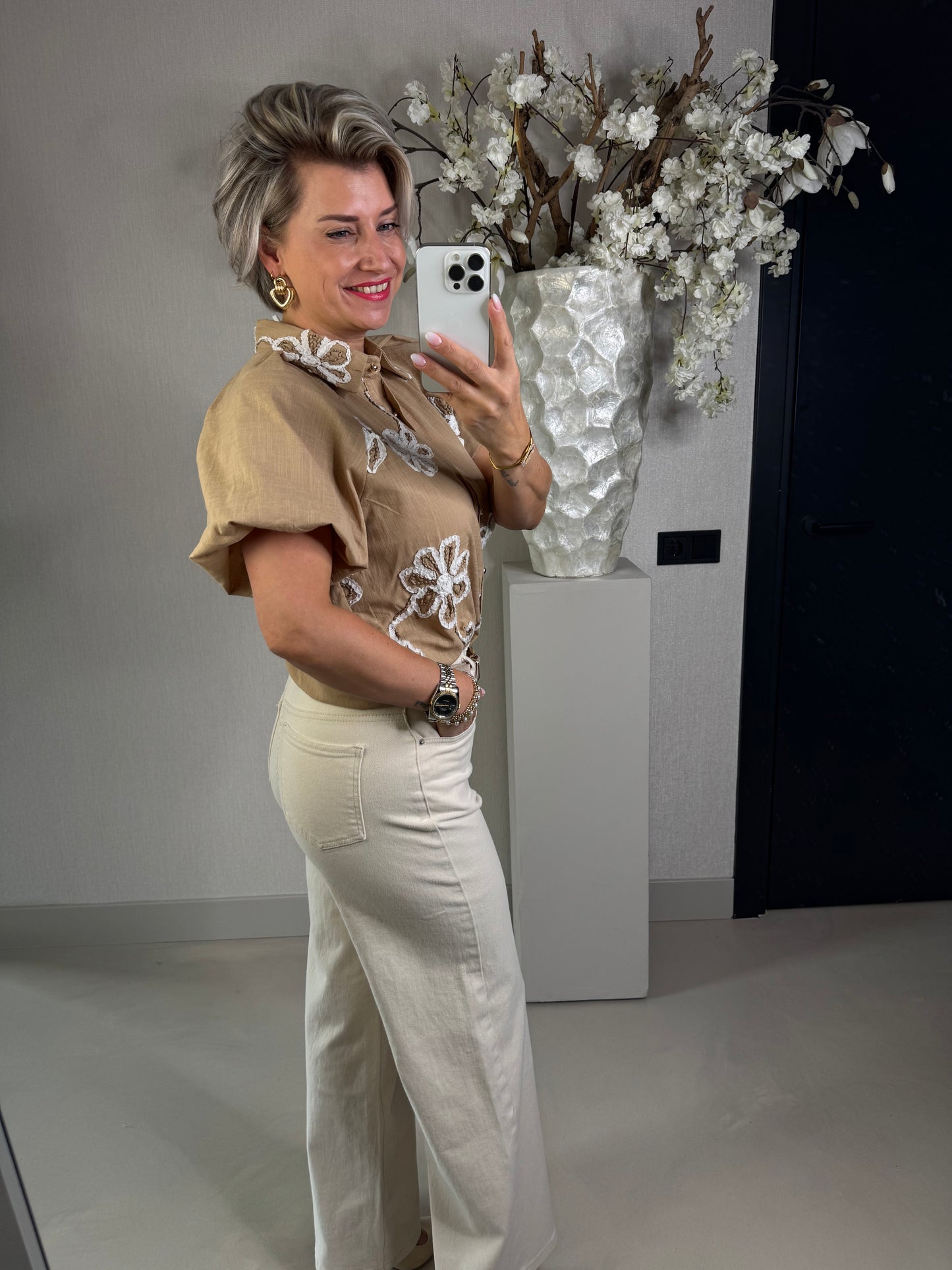 Blouse Löis bloemen
