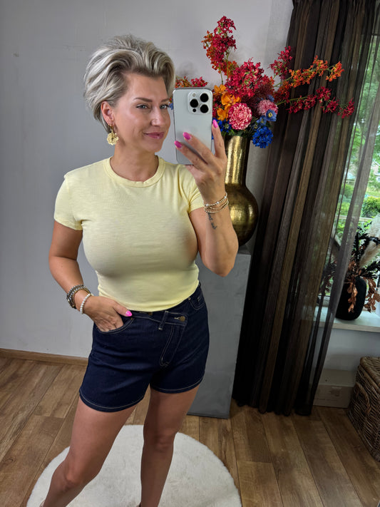 Basic t'shirt yellow
