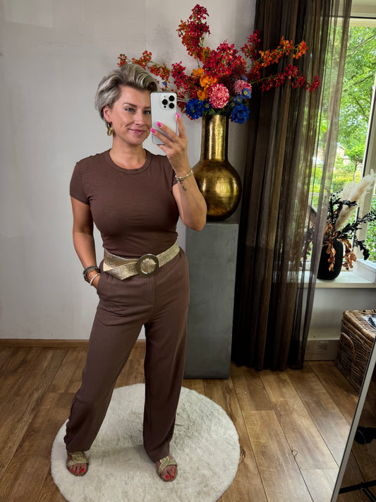 Basic t'shirt brown