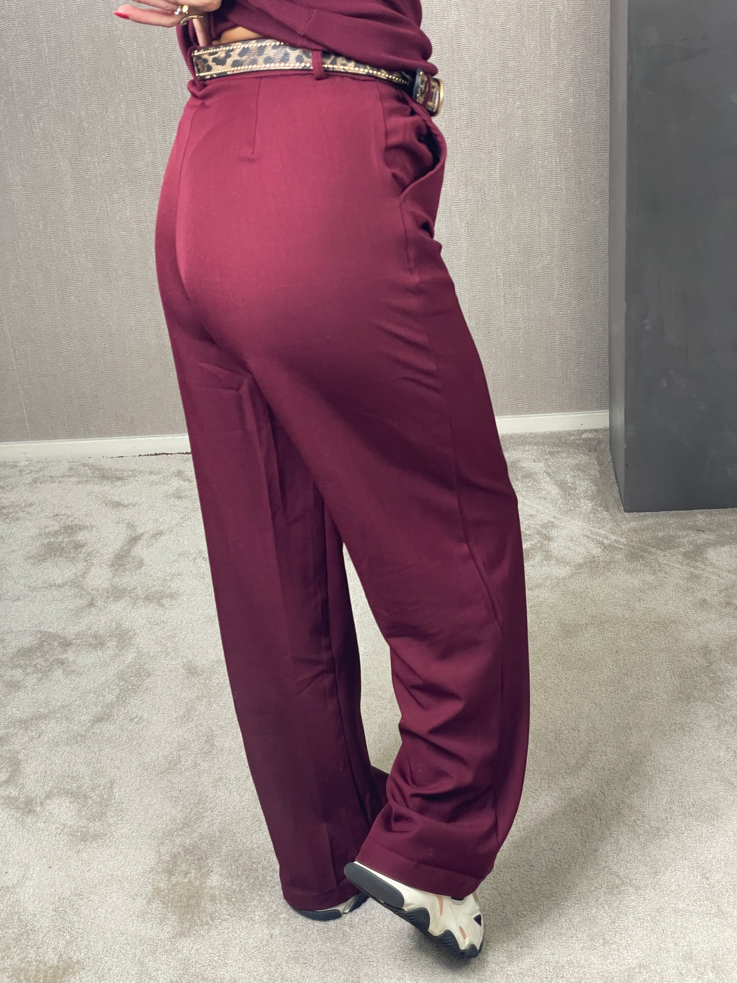 Pantalon Lynn bordeaux