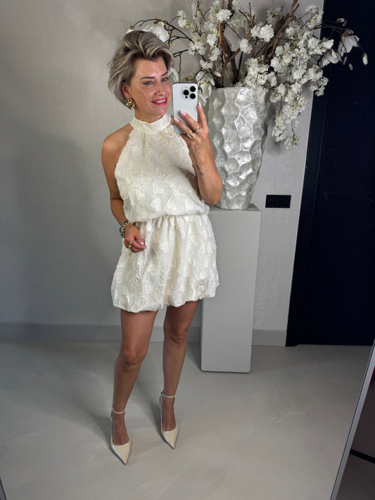 Jurk Romance off white