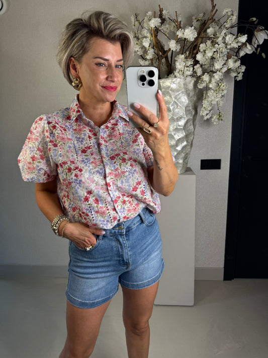 Blouse Rosalie flowers