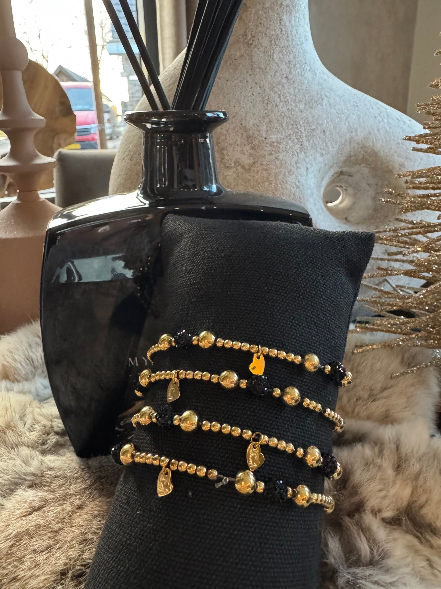 Armband Yolene zwart