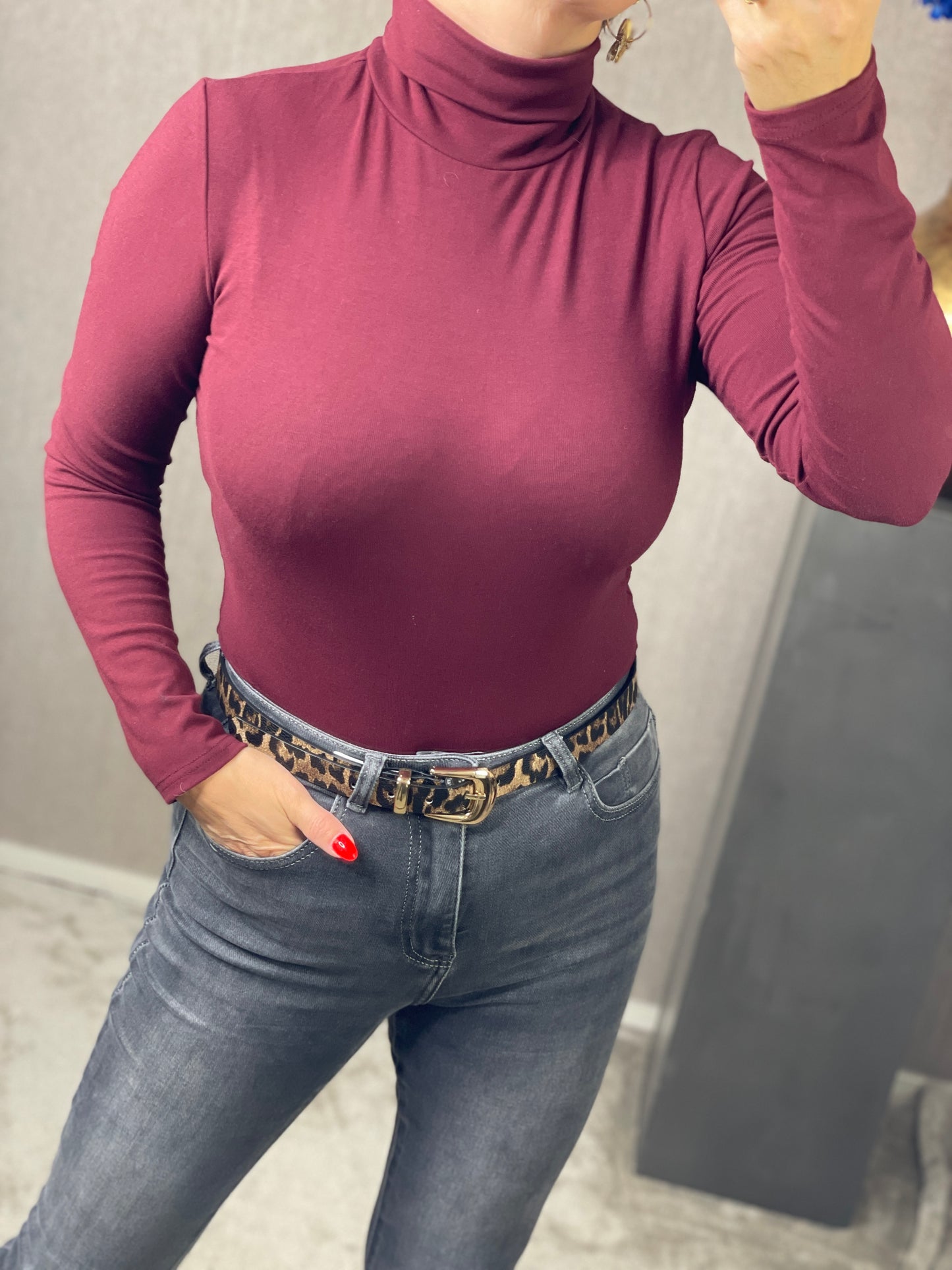 Basic body top bordeaux